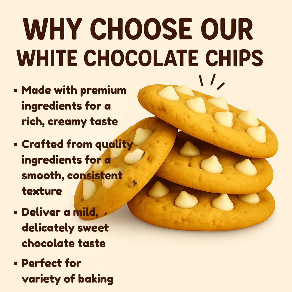 Confect White Chocolate Chips | Grocsy