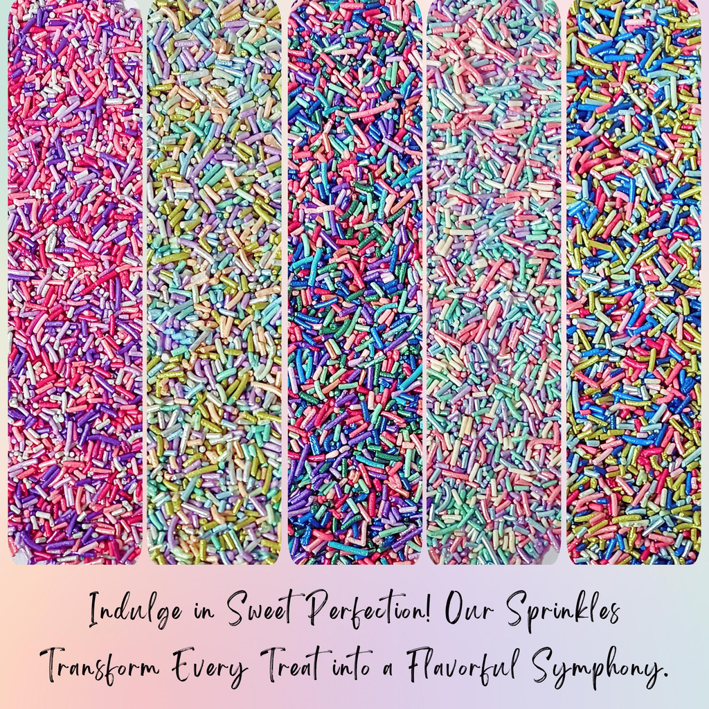 Confect Rainbow Magic Sprinkles | (02) Mix Colourful Sprinkles | Grocsy