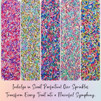 Confect Rainbow Magic Sprinkles | (02) Mix Colourful Sprinkles | Grocsy