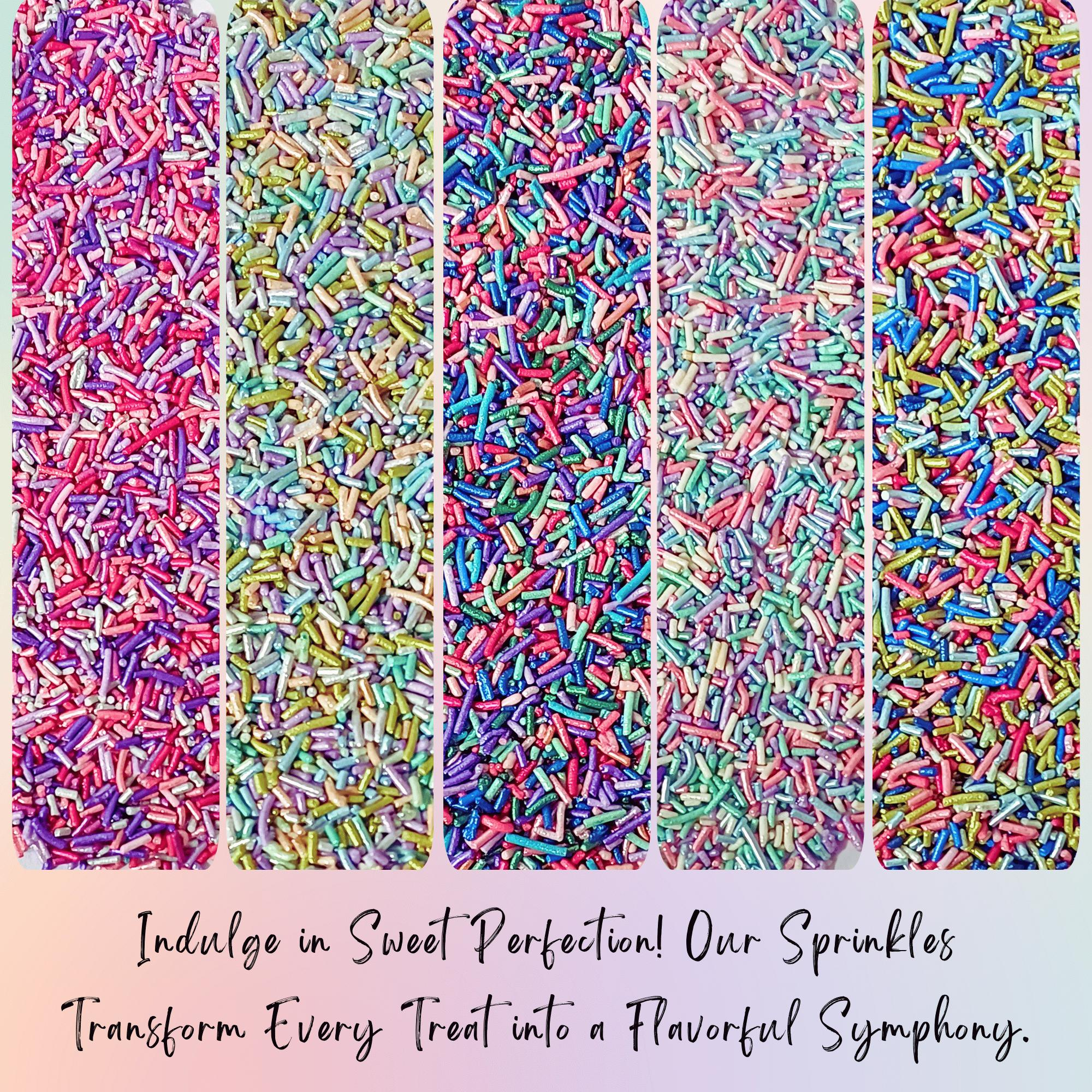 Confect Rainbow Magic Sprinkles | (02) Mix Colourful Sprinkles | Grocsy