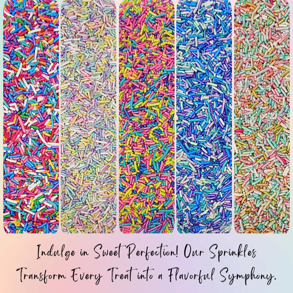 Confect Rainbow Magic Sprinkles | (01) Mix Colourful Sprinkles | Grocsy