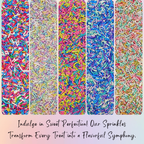 Confect Rainbow Magic Sprinkles | (01) Mix Colourful Sprinkles | Grocsy