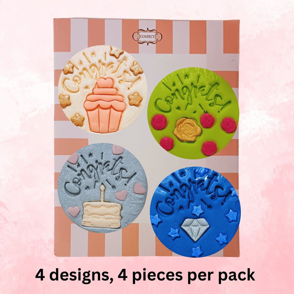 Confect Congrats | Edible Celebration Topper | Grocsy