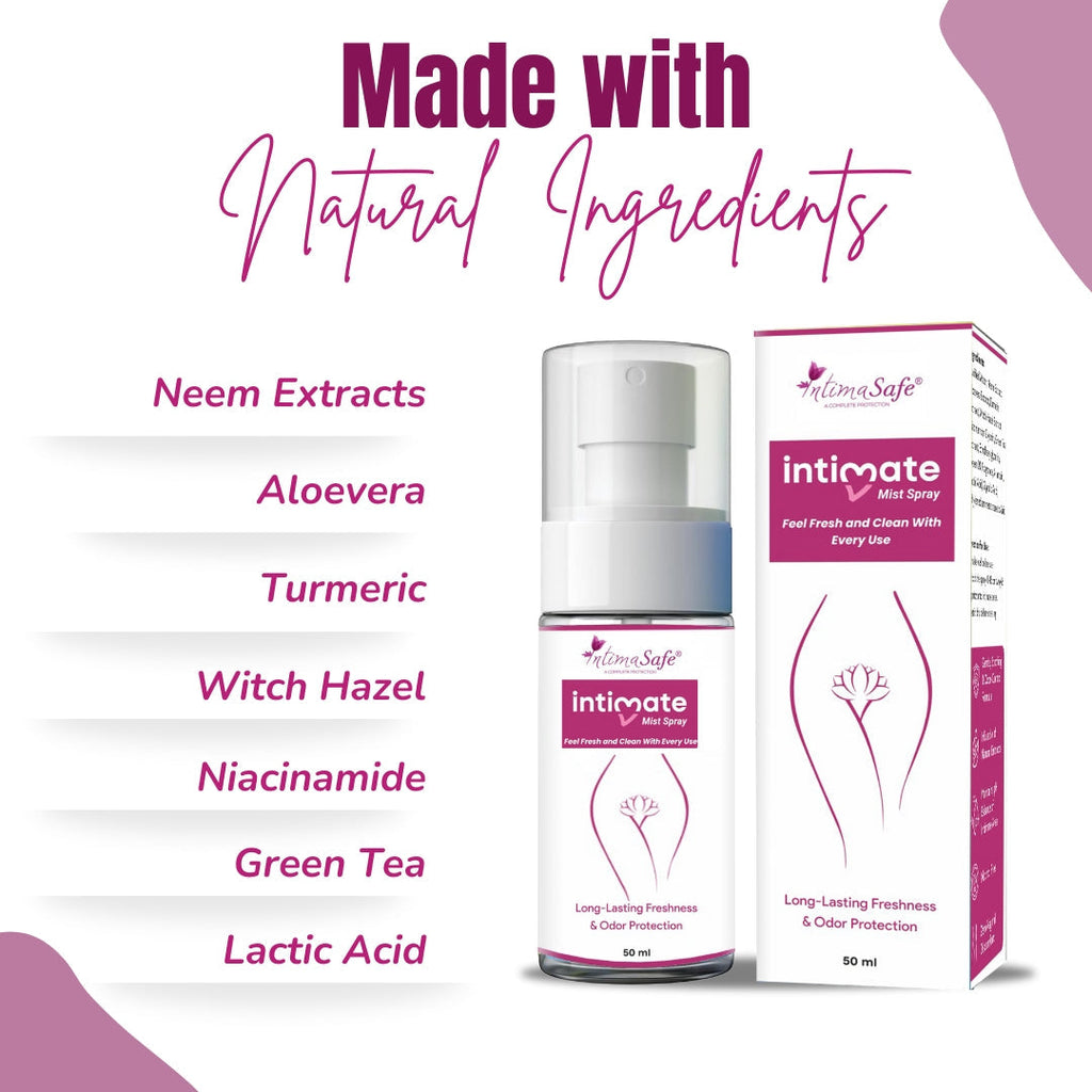 Samisha Intimate Mist Spray For Odour Protection For Women | Grocsy