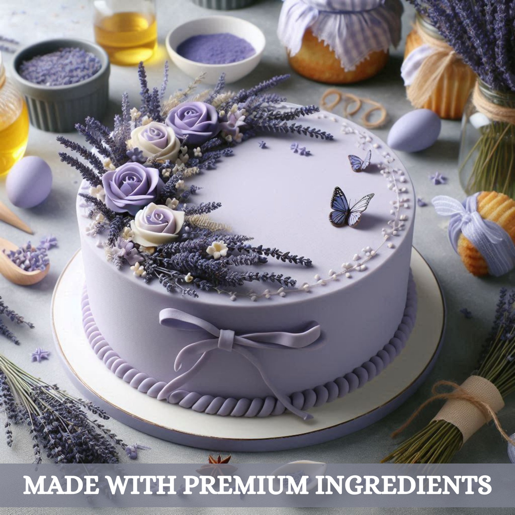 Confect Lavender Fondant | Edible Sugarpaste | Grocsy