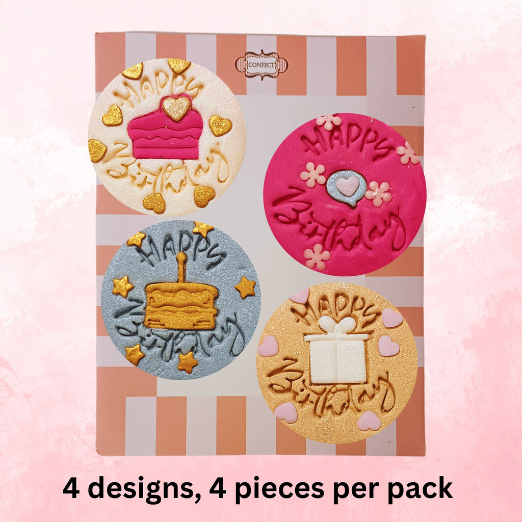 Confect Happy Birthday | Edible Celebration Topper | Grocsy
