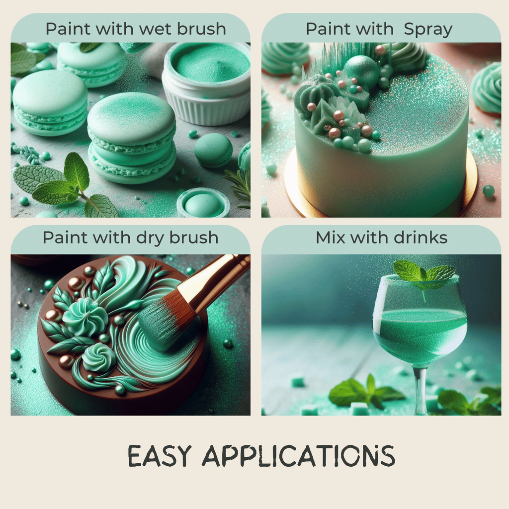 Confect Frost Green | Edible Luster Dust | Grocsy
