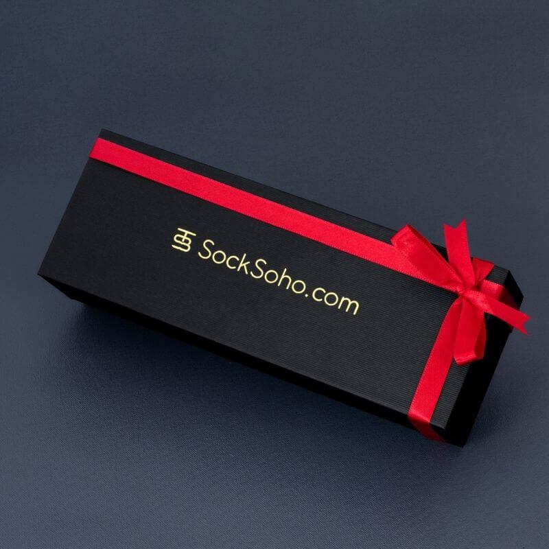 Socksoho Luxury Men Socks Happy Gift Box | Grocsy
