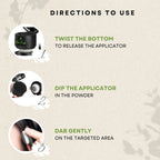 Samisha Cover Up Hair Powder - Black | Grocsy