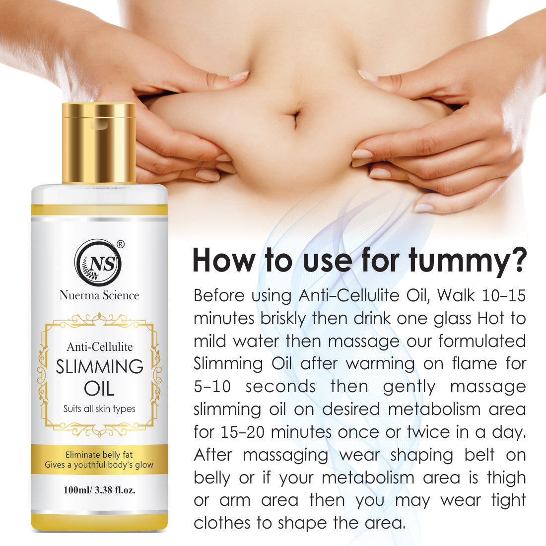 Nuerma Science Anti-Cellulite Slimming Oil | Grocsy