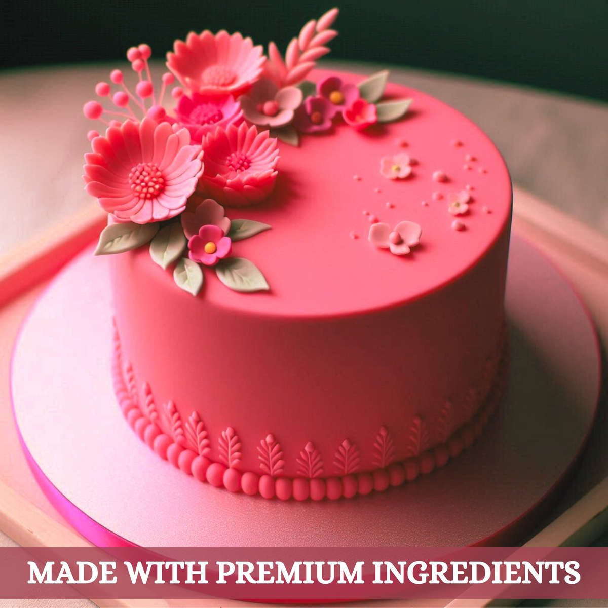 Confect Melon Pink Fondant | Edible Sugarpaste | Grocsy