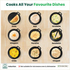 The Indus Valley Super Smooth Cast Iron Tawa,Pre-seasoned, Nonstick, 100% Pure, Toxin-free, Spatula, 26.7cm/30.2cm | Grocsy