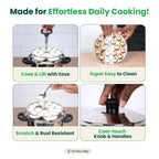 The Indus Valley Premium Stainless Steel idlipot regular with mini idli plates-(3+1) Idli/ Momo Maker/  Veg Steaming Set, Tri-ply Induction Bottom, 4 Plates | Grocsy