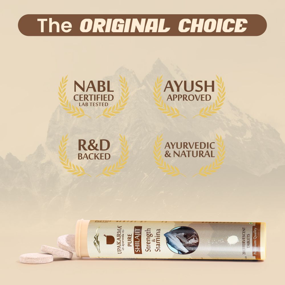 Upakarma Ayurveda Pure Sj Effervescent Tablets | Grocsy