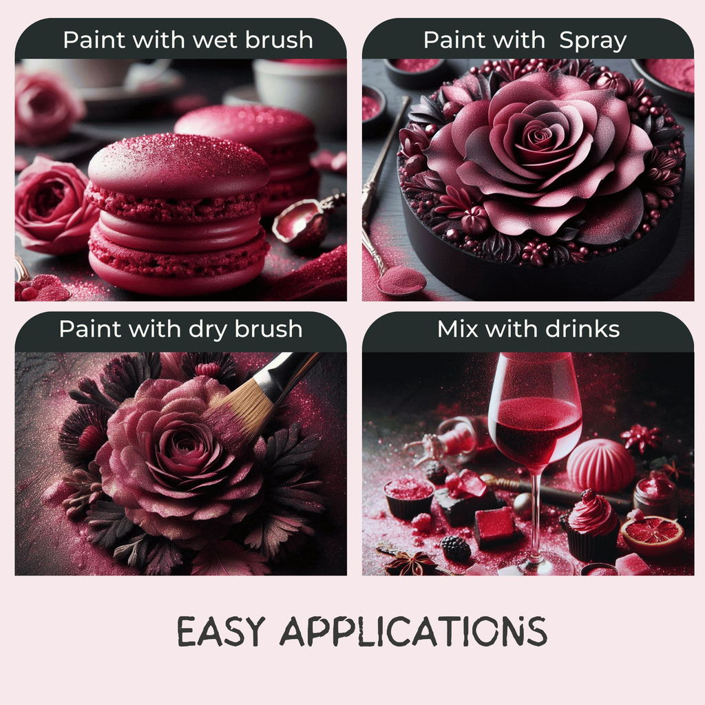 Confect Dahlia Pink | Edible Luster Dust | Grocsy