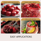 Confect Crystal Wine Red | Edible Luster Dust | Grocsy