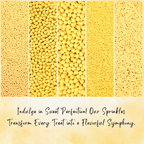 Confect Sprinkles for Cakes & Cupcakes Decoration | USP-25(Yellow) | Grocsy