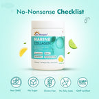Dr. Morepan Marine Collagen Powder with Glutathione, Hyaluronic Acid, Resveratrol & Biotin Lemon Lime Flavour | Grocsy
