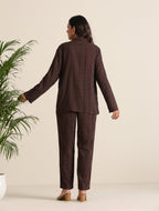 trueBrowns Cola Cotton Dobby Pant Suit Set | Grocsy