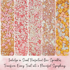 Confect Valentine Sprinkles | 18 Edible Decoration for Baking & Dessert | Grocsy