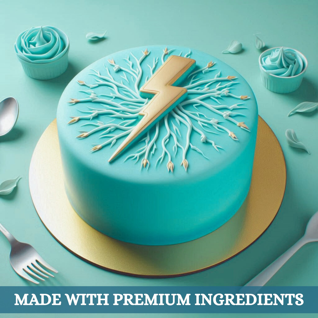 Confect Electric Blue Fondant | Edible Sugarpaste | Grocsy