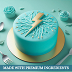 Confect Electric Blue Fondant | Edible Sugarpaste | Grocsy
