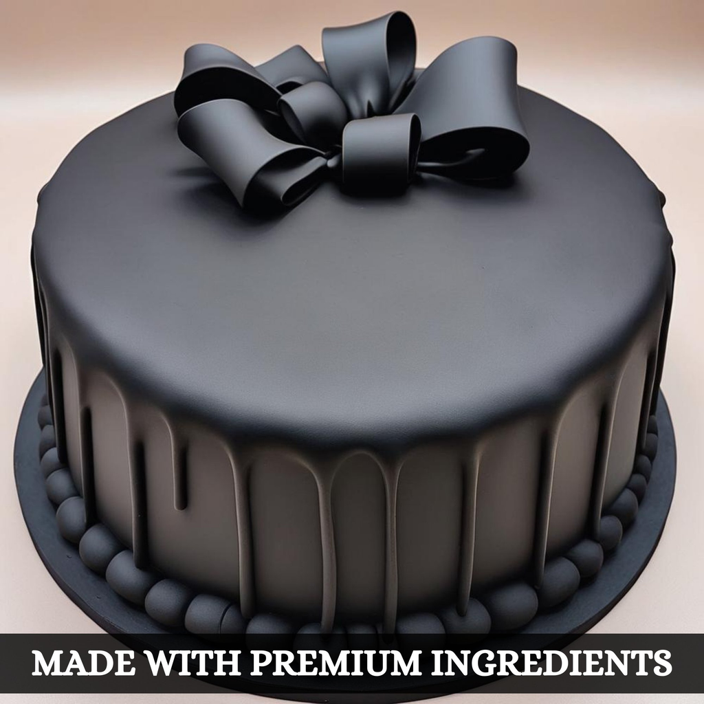 Confect Black Fondant | Edible Sugarpaste | Grocsy