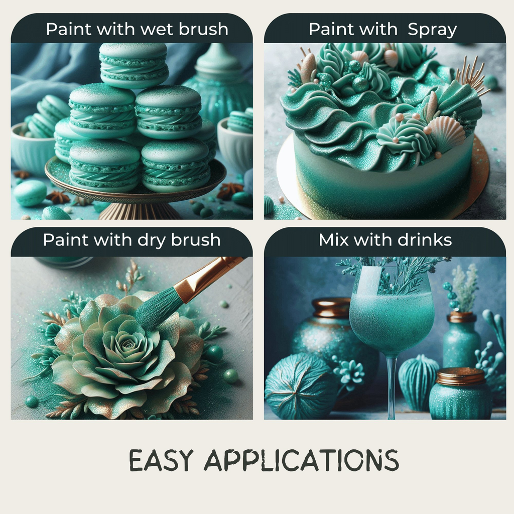 Confect Thistle Green | Edible Luster Dust | Grocsy