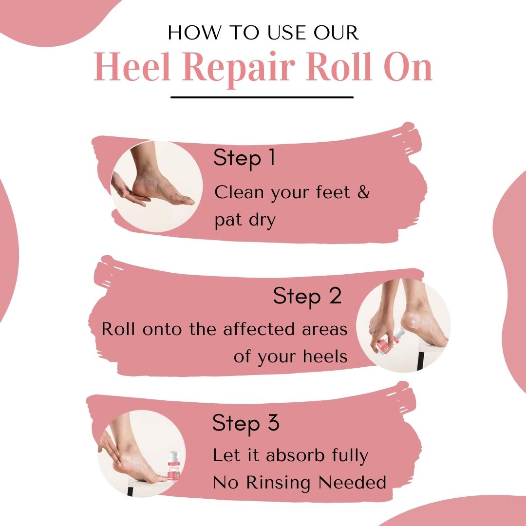 Samisha Foot Cream & Heel Repair Roll On | Grocsy
