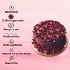Confect Burgundy | Edible Sugar Flowers | Grocsy