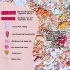 Confect Girls Baby Shower Sprinkles | Mix Heart, Teddy, Baby Feed Bottle & Baby Feet Sprinkles | Grocsy