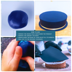 Confect Night sky Navy Fondant | Edible Sugarpaste | Grocsy