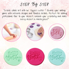 Confect Celebration Stencils Toppers Cutters | Celebration Topper Cutter (Happy Birthday 01) | Grocsy