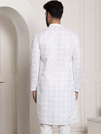 Sojanya Printed Chikankari Kurta | Grocsy