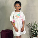ArthLife Off-White Donuts Embroidered Dress | Grocsy