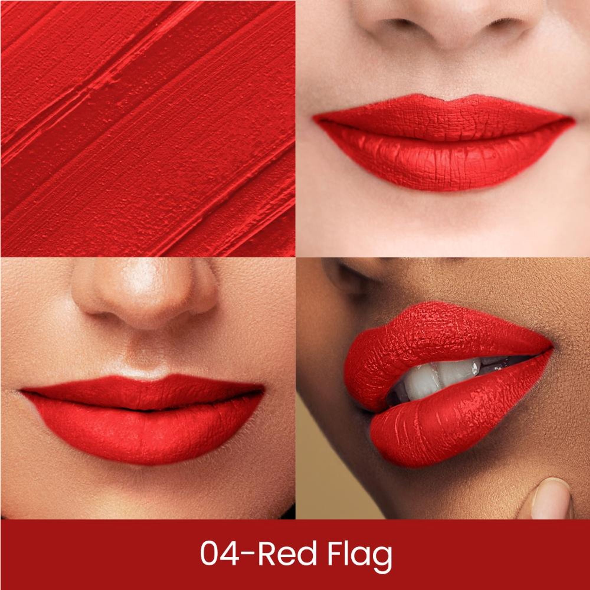 Swiss Beauty Matte Long Lasting Stay Maxx Lip Crayon Lipstick Matte Finish - Red Flag | Grocsy