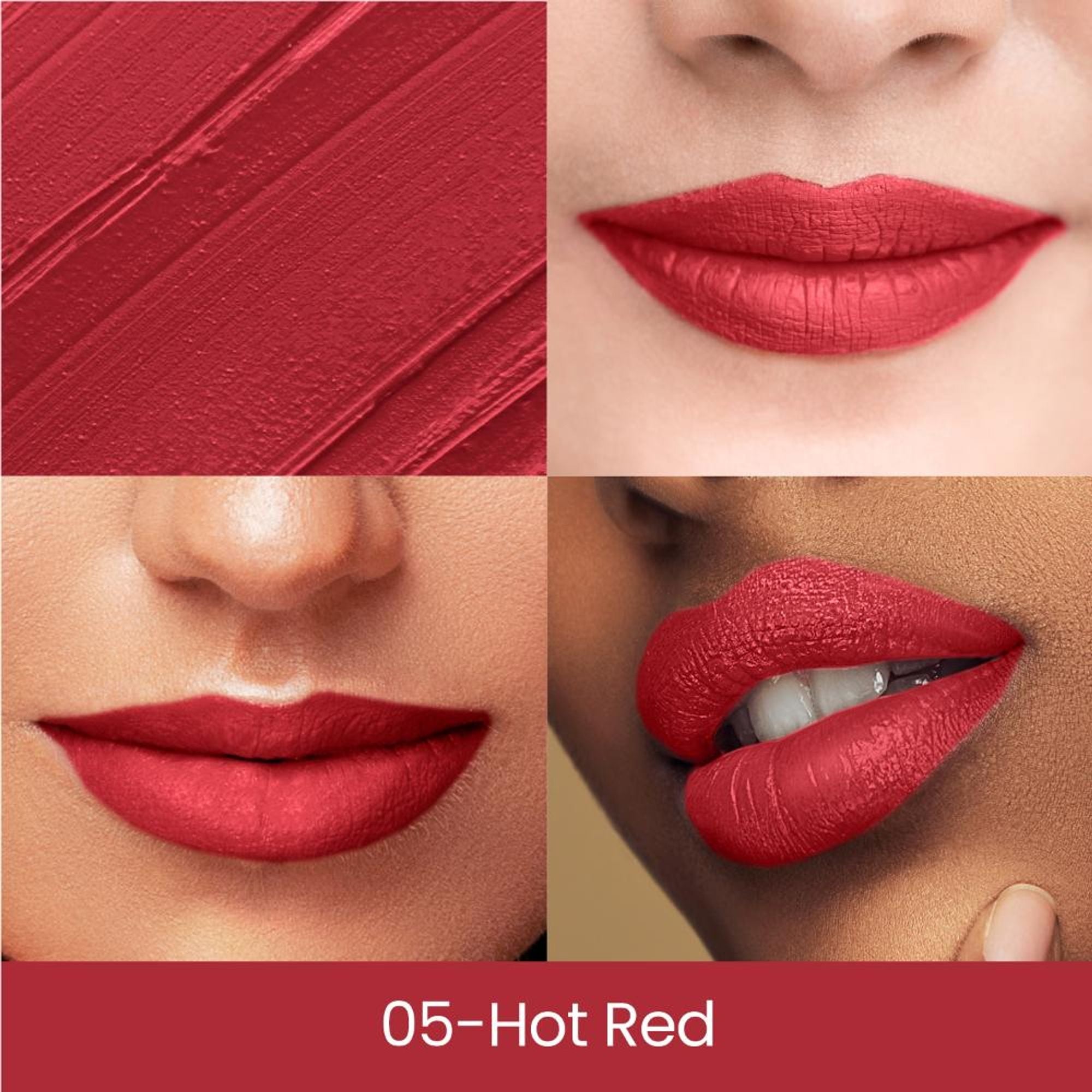Swiss Beauty Matte Long Lasting Stay Maxx Lip Crayon Lipstick Matte Finish - Hot Red | Grocsy