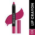 Swiss Beauty Matte Long Lasting Stay Maxx Lip Crayon Lipstick Matte Finish - Plum Pick | Grocsy