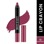 Swiss Beauty Matte Long Lasting Stay Maxx Lip Crayon Lipstick Matte Finish - Burgundy | Grocsy