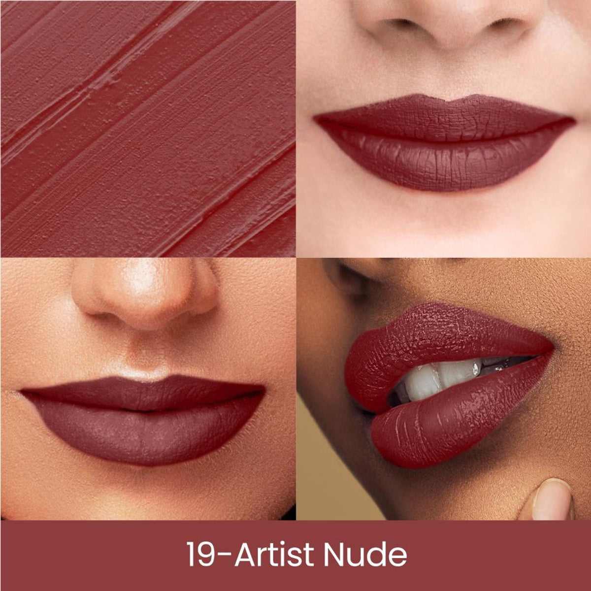 Swiss Beauty Matte Long Lasting Stay Maxx Lip Crayon Lipstick Matte Finish - Artist Nude | Grocsy