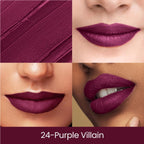 Swiss Beauty Matte Long Lasting Stay Maxx Lip Crayon Lipstick Matte Finish - Purple Villain | Grocsy
