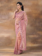 kasee Embroidered Net Saree | Grocsy