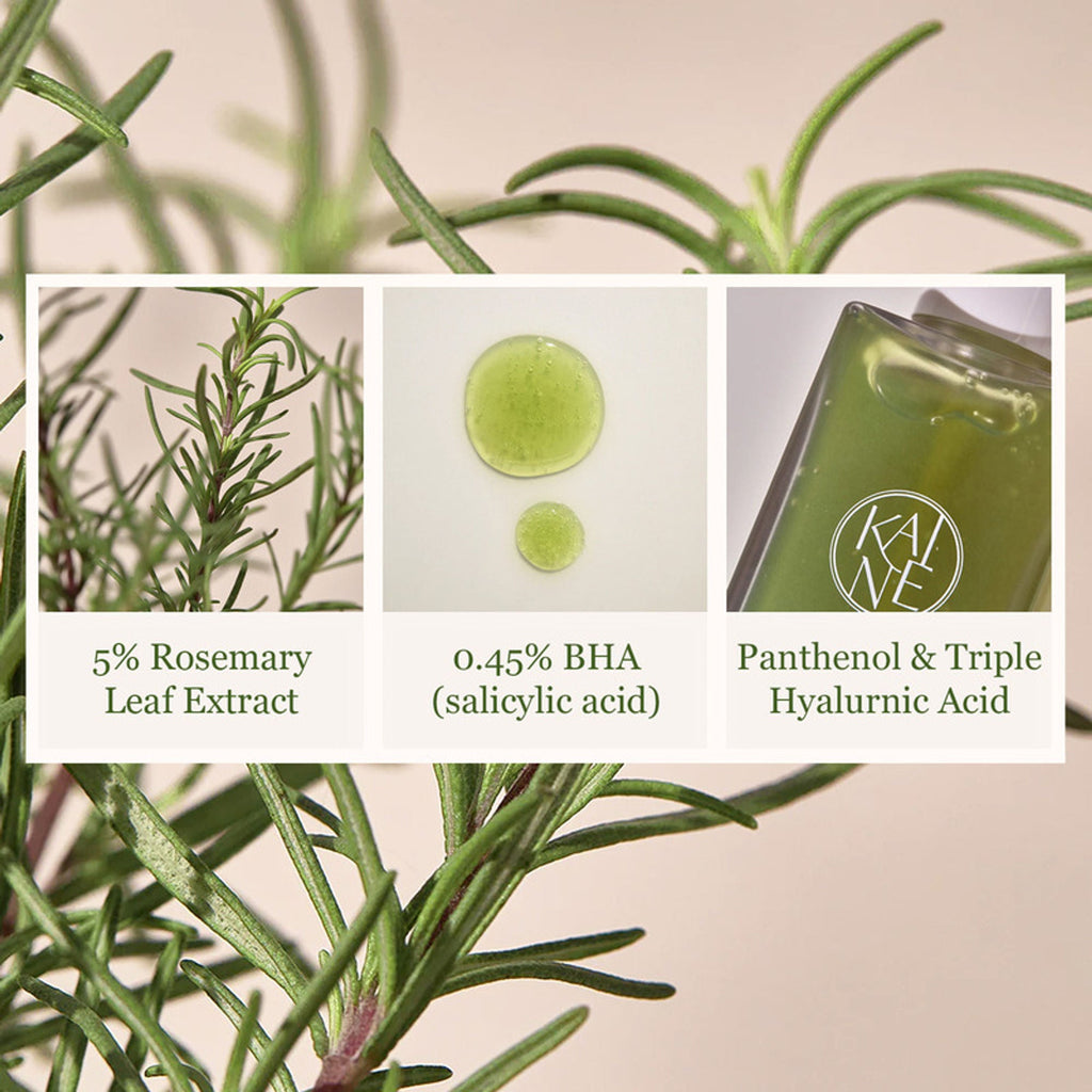 Kaine Rosemary Relief Gel Cleanser, Acne-Clarifying Korean Cleanser | Grocsy
