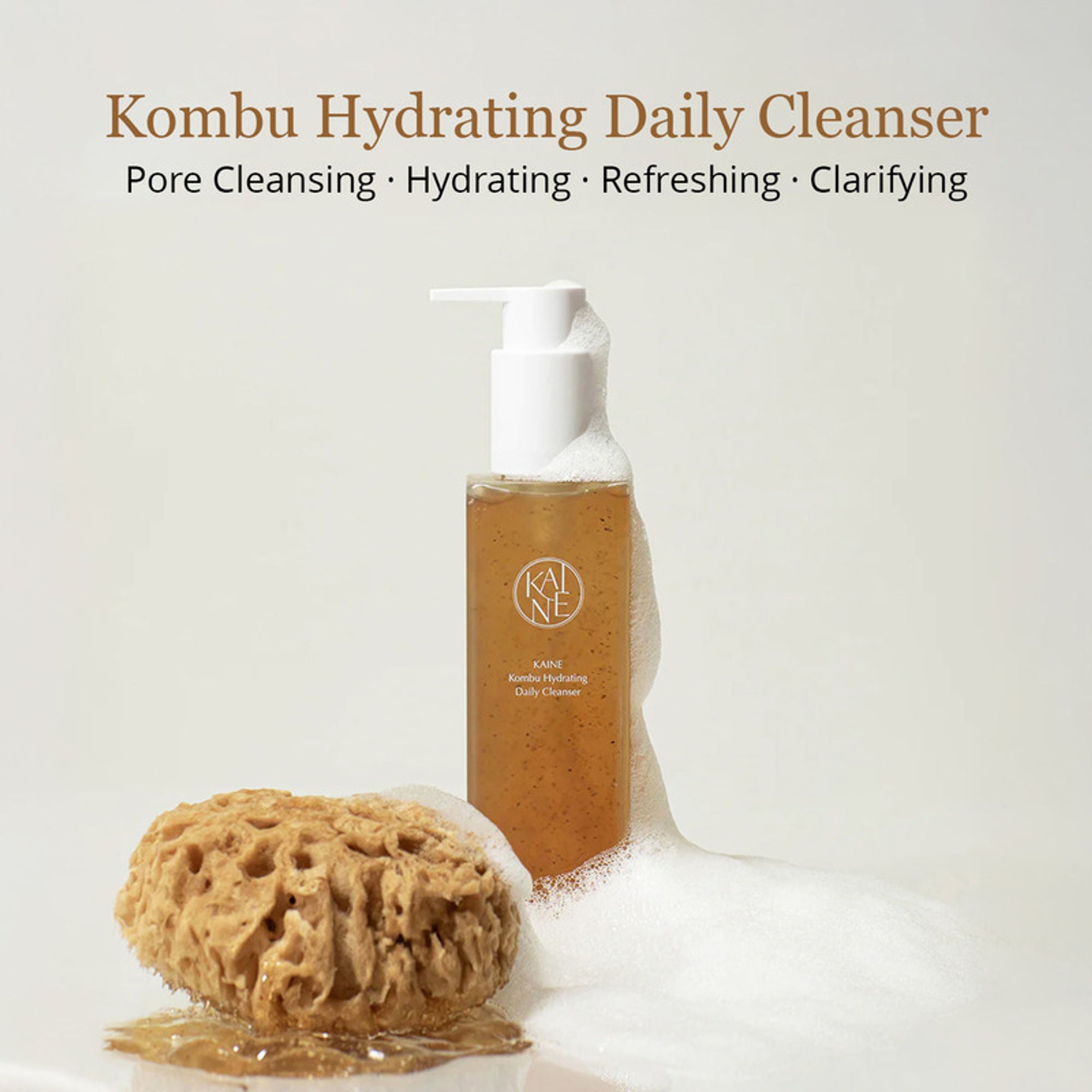 Kaine Kombu Hydrating Daily Cleanser, Gentle Korean Gel Cleanser | Grocsy