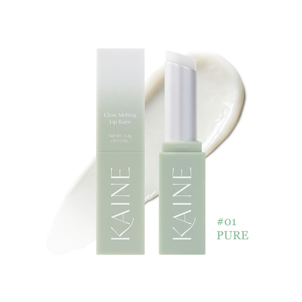 Kaine Glow Melting Lip Balm - 01 Pure | Grocsy