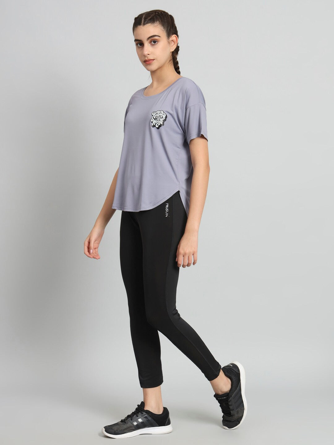 MKH Drop-Shoulder Sleeves Relaxed Fit Dri-FIT T-shirt | Grocsy