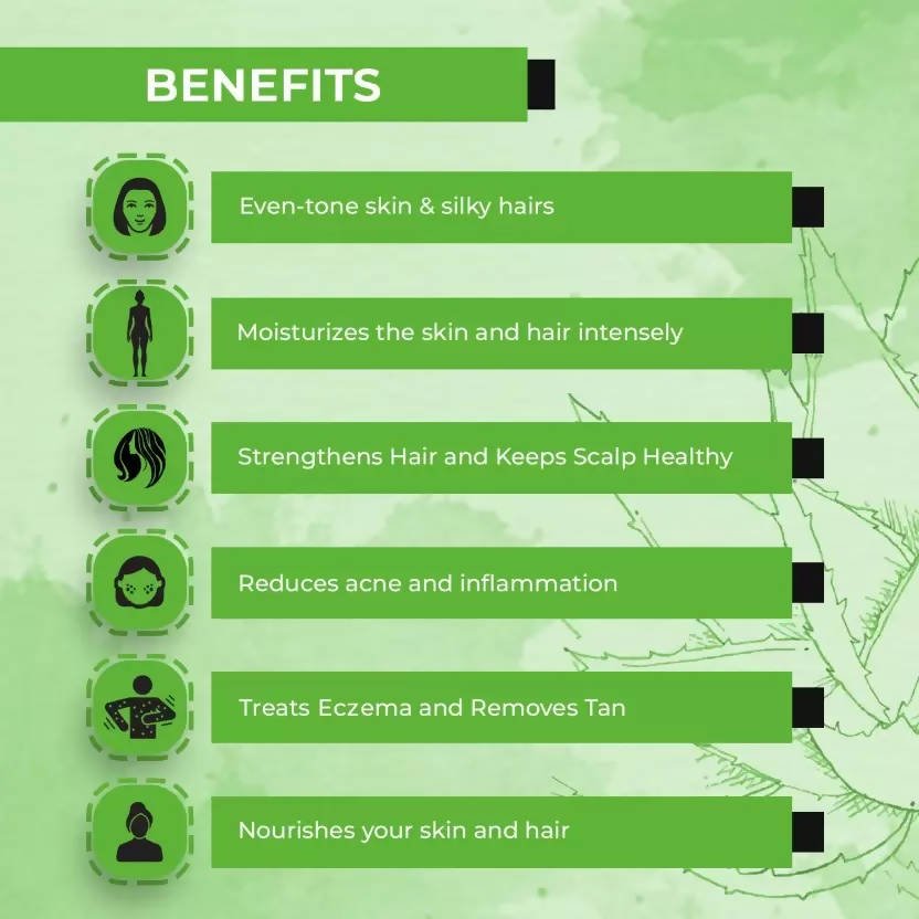 Ae Naturals Pure Aloevera Gel With Neem Extracts | Grocsy