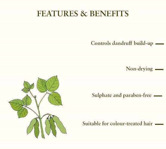 Just Herbs Ayurvedic Dandruff Control Soya Protein Shampoo | Grocsy
