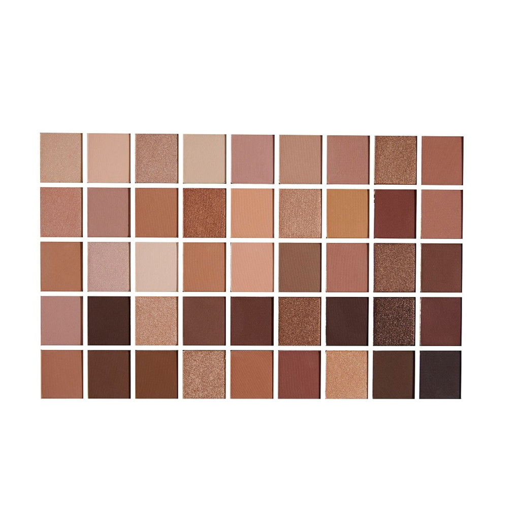 Makeup Revolution Maxi Reloaded Eyeshadow Palette - 45 Shades-Shimmer & Easy Blendable - Nudes | Grocsy