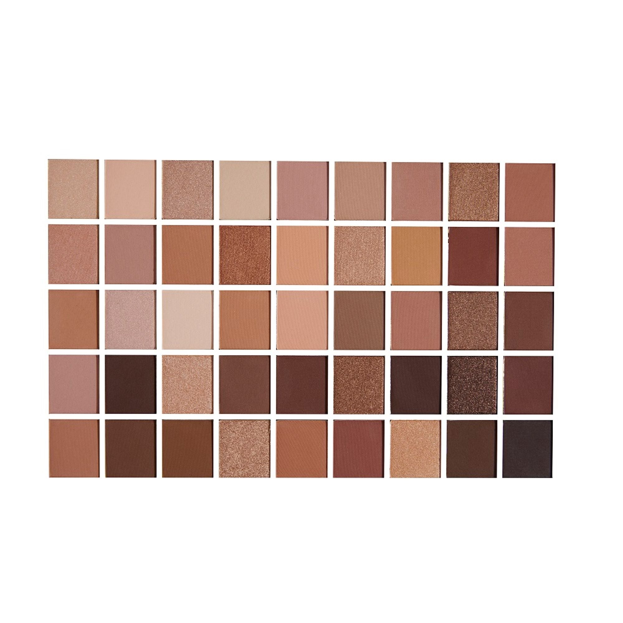Makeup Revolution Maxi Reloaded Eyeshadow Palette - 45 Shades-Shimmer & Easy Blendable - Nudes | Grocsy